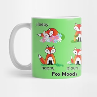 Lispe Fox Moods Mug